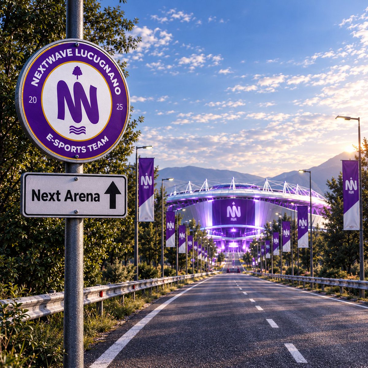 nextwavelucu_et's tweet photo. 𝗗𝗜𝗥𝗘𝗭𝗜𝗢𝗡𝗘  ->  "𝙉𝙚𝙭𝙩 𝘼𝙧𝙚𝙣𝙖"!  🏟️

Anche quest’anno il nostro Stadio torna ad accendersi di bianco e viola... la Next Arena è pronta ad accogliere una nuova stagione, con nuove sfide e nuove emozioni! 🤩

STAY TUNED...
#GoNWLeSports 🤍💜 https://t.co/eO2wFWdugJ