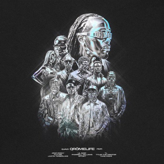 PopCraveFR's tweet photo. Quavo dévoile la tracklist de « QRÖMELIFE », prévu pour le 2 octobre, avec :

• Justin Timberlake 
• Tyler, The Creator
• A$AP ROCKY
• Future 
• Lil Baby
• Pharrell Williams
• Offset
• T.I.
• Yung Miami https://t.co/hplLafNLnh