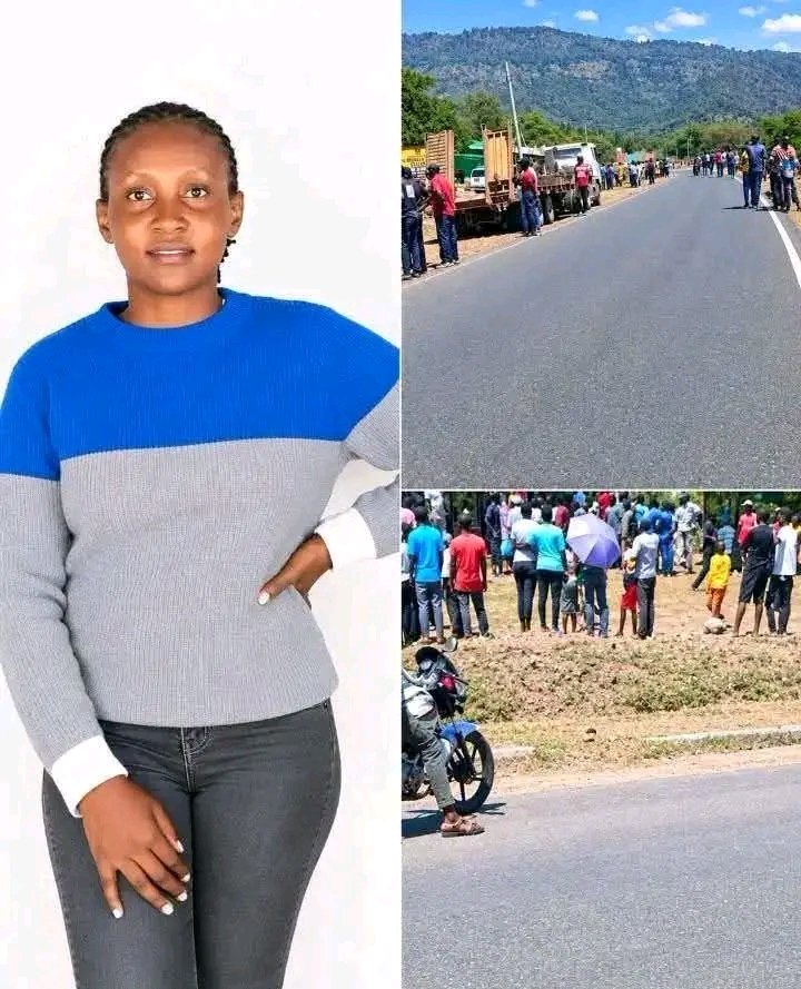 manori036's tweet photo. Phylis Jeruto opted to jump out of the moving vehicle that had lost it’s brakes in Biretwo center in Elgeyo Marakwet, hoping to save her life, but sadly lost her life in the process. Those who remained in the vehicle survived. https://t.co/q5DJkRkw05