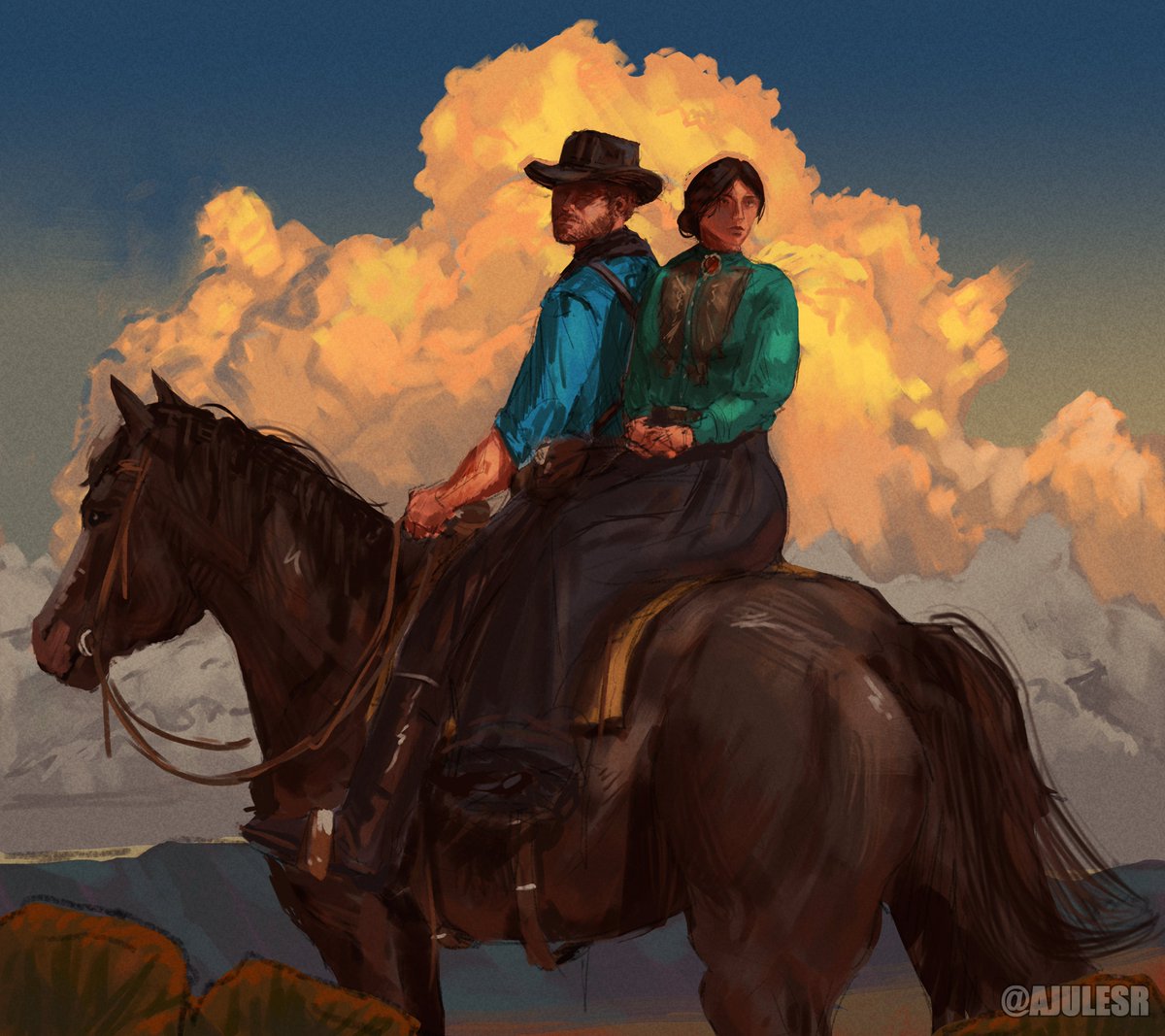 Ajulesr_'s tweet photo. Arthur and Mary #arthurmorgan https://t.co/ILE5B2kuYG