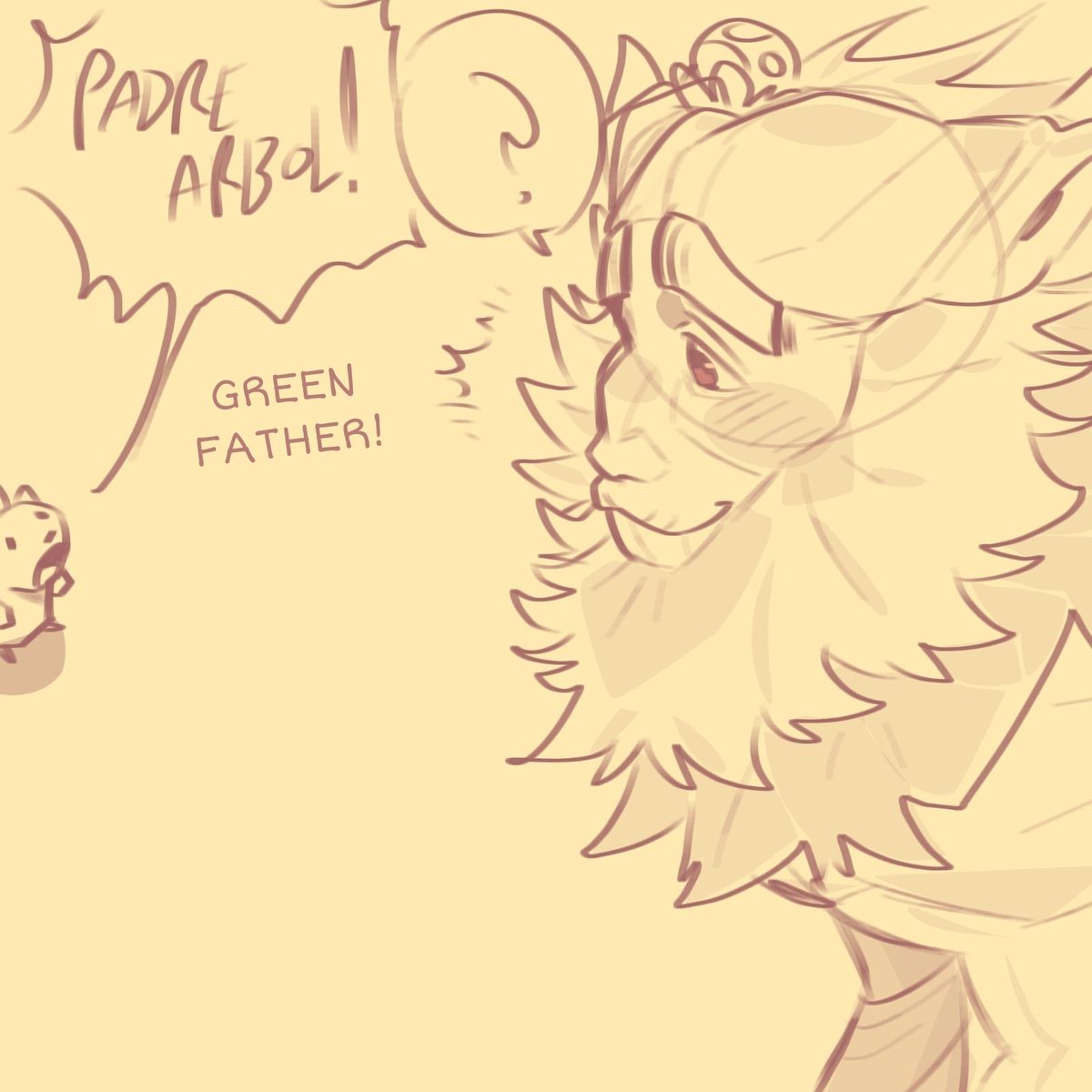 Ivernnator's tweet photo. Ivern denies everything, but that's not good 😔💚🍃
🎨: Samira Diaz (fb)
#yumeship https://t.co/U1O6OPEReq