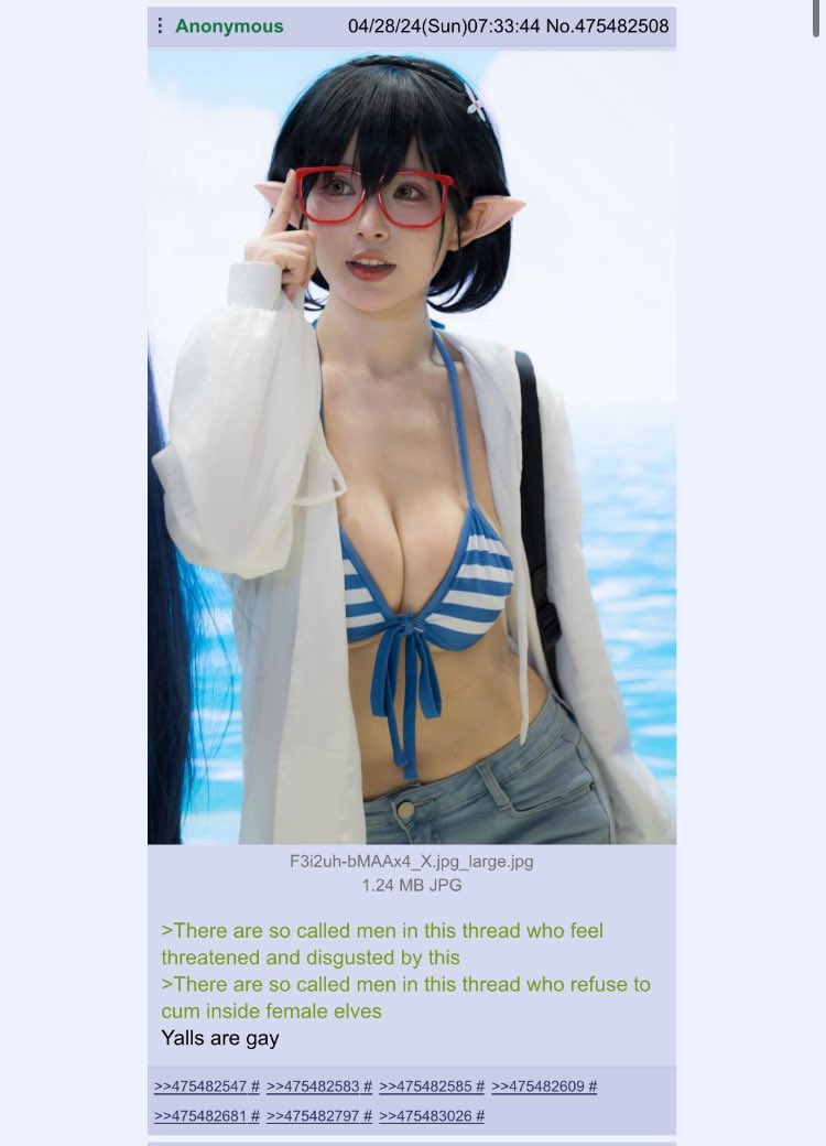 TrinityCustode's tweet photo. Banging humans is Zoophilia for elves.

Banging Elves is ensuring the health and prosperity of your bloodline for men. https://t.co/0pZAG1ba7Z