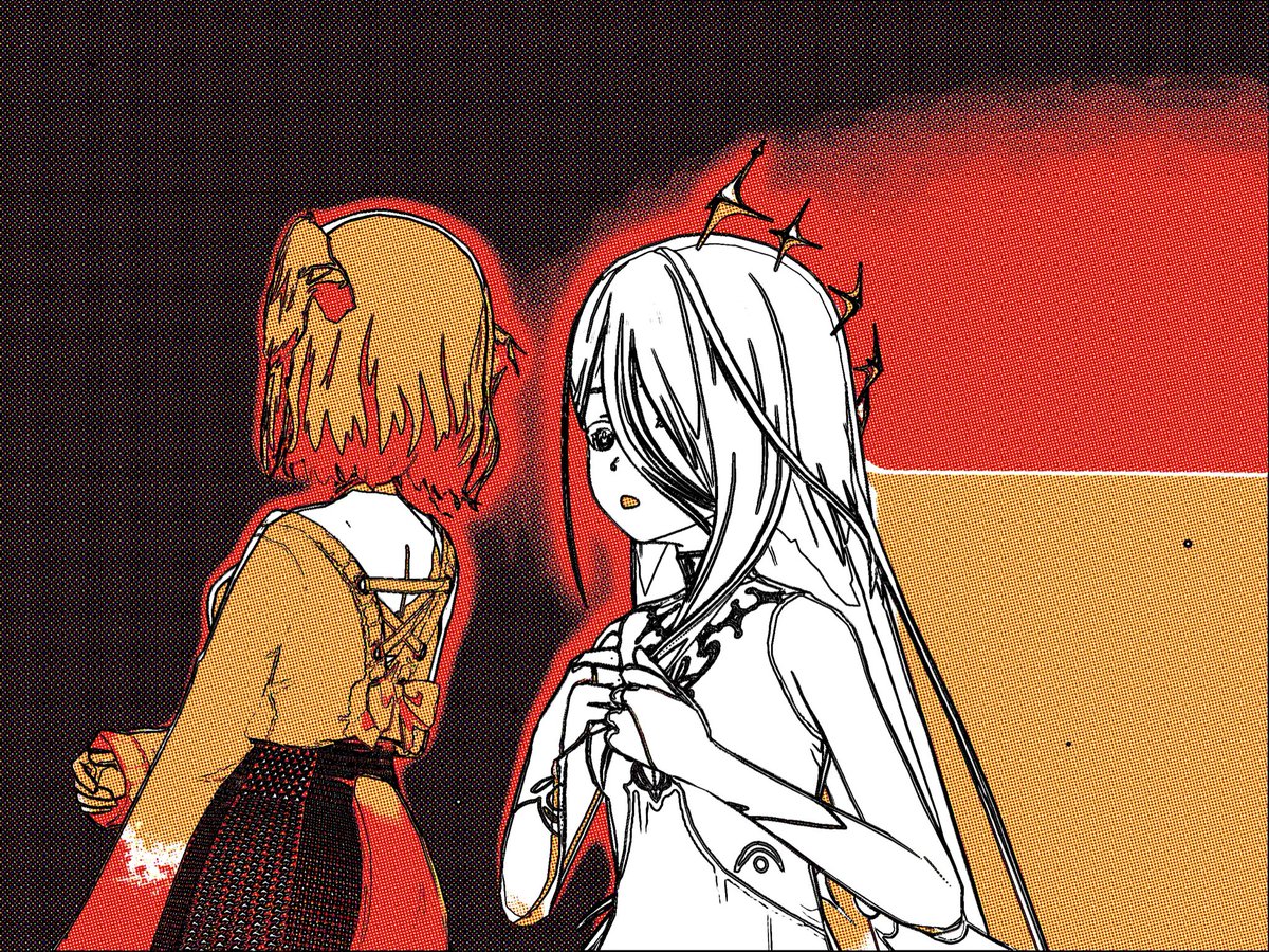 CaveboyScout's tweet photo. Kinda fun trying filters. Here is dog Honami and angel Kanade. https://t.co/Bc7BFDhfR1
