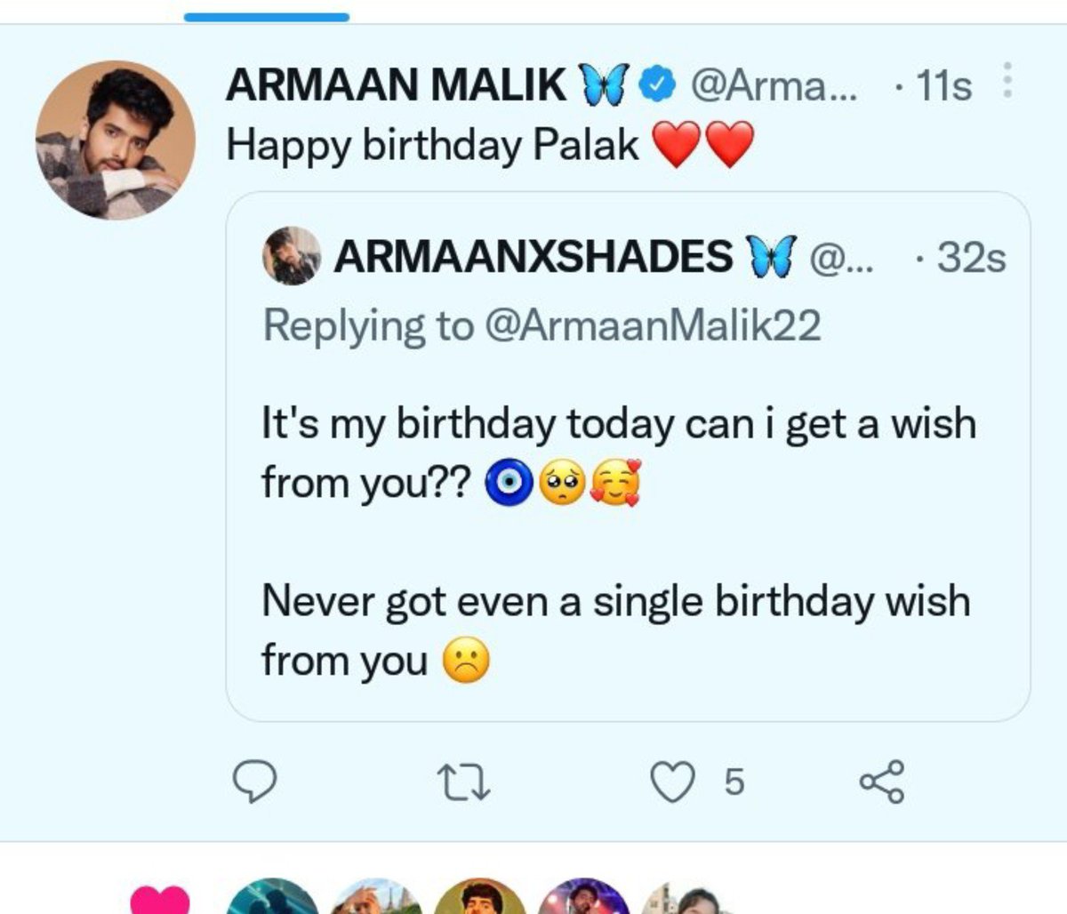 PalakChugh22's tweet photo. Thank you @ArmaanMalik22 for everything 😭🫠❤️ https://t.co/pRVDrNp40P