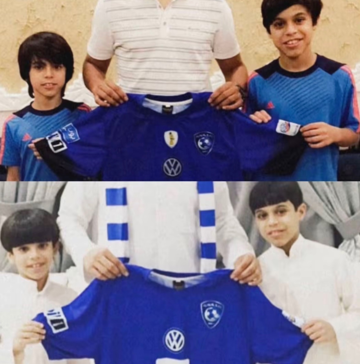 rubennhfc's tweet photo. يوسف ماجد واياد الشلاقي لاعبين منتخب الكويت
هلاليين منذ الصغر ومازالوا 
«حبِّ تنامى من سنين الطفولة💙» https://t.co/0fFhiFb45Q