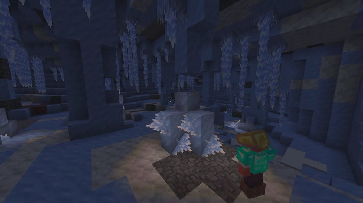 MinecraftWikiUK's tweet photo. «Ice Crystals» (укр. Крижані кристали) — блок, який випромінює слабке світло та можна розмістити на будь-яку грань блока.

4/8 https://t.co/klbd5ITVZD