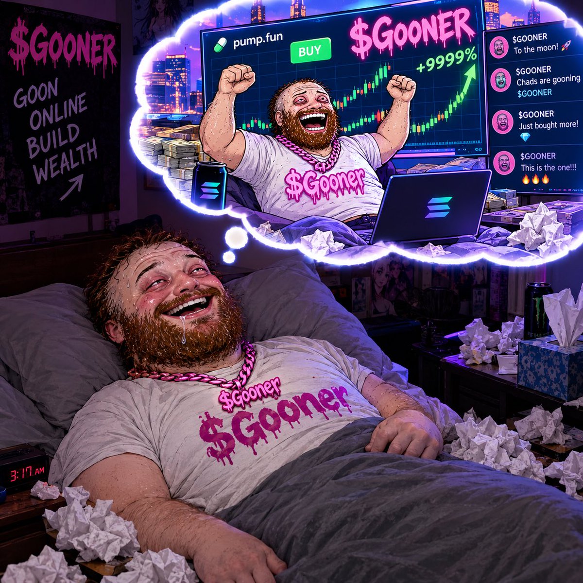 JackFrostSolana's tweet photo. $GOONER IN MY DREAMS https://t.co/8Xz73HrmHH