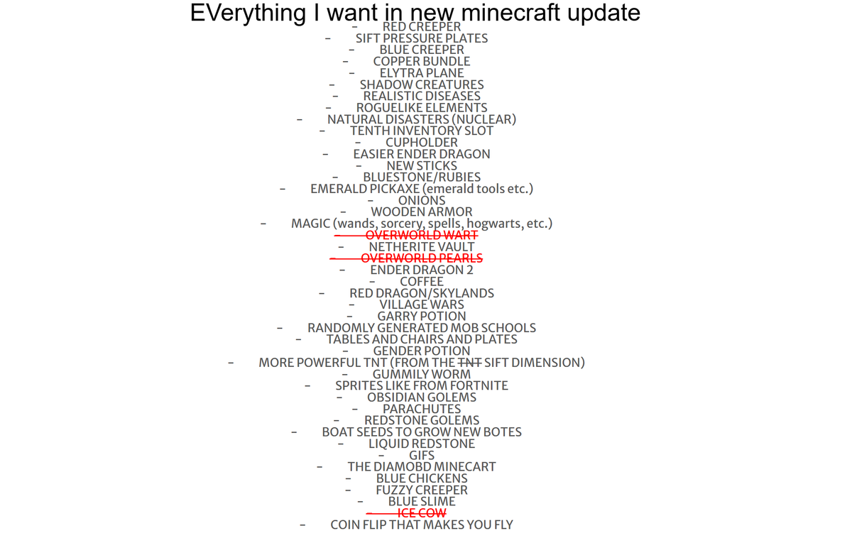 CallMeCarsonYT's tweet photo. free ideas for y'all (don't worry, i don't need the credit) https://t.co/cDpRh7SQy2