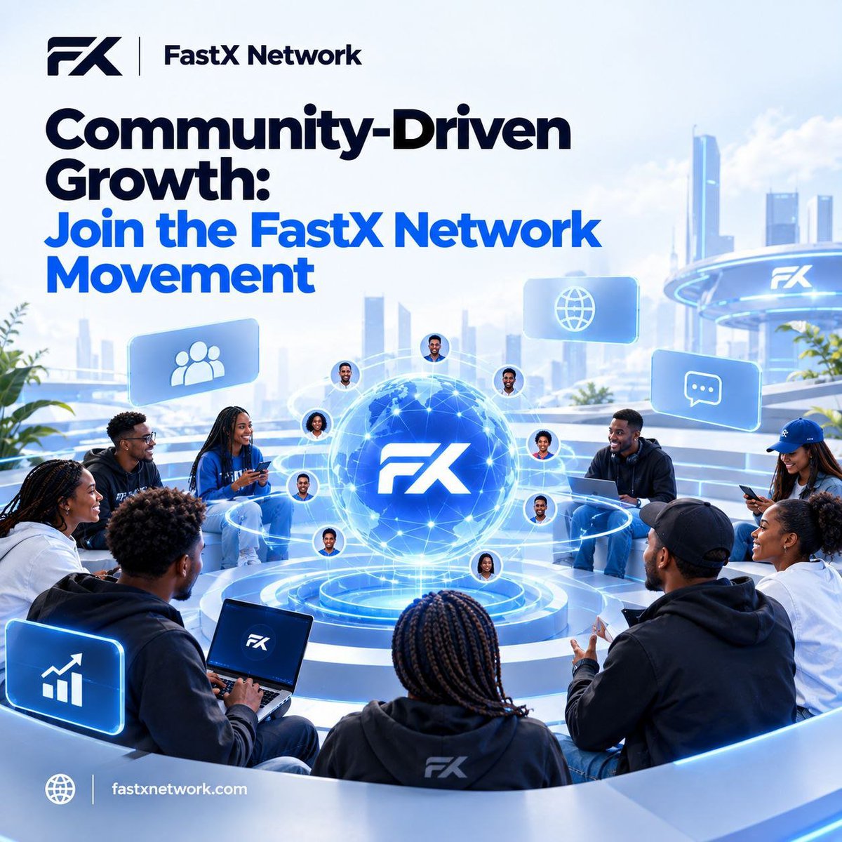 Cryptowissdefi's tweet photo. Web3 grows when the community moves with the technology.

@FastXNetwork is building an AI infrastructure ecosystem powered by participation, from GPU miners and node operators to builders and users.

The more people contribute, the stronger the network becomes. https://t.co/qubL1b2zrH