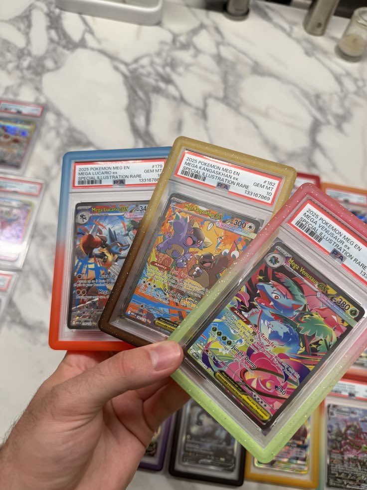 FrameFushion's tweet photo. 🚨🚨

Pokémon collection looking CRAZY 😮‍💨🔥
Prismatic Evolutions, Mega Evolution, Surging Sparks &amp; White Flare ✨
LIKE, RETWEET, COMMENT, FOLLOW to enter.

Good luck🍀 https://t.co/KB9TzvjLDZ