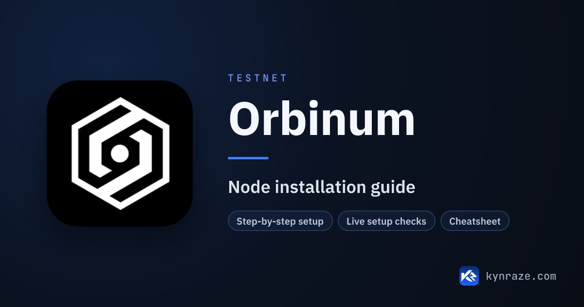Kynraze's tweet photo. Our public RPC for Orbinum testnet is up too. It serves HTTPS and WSS and works with Polkadot.js Apps:
https://t.co/U3g8Y6TbeM

Full guide: https://t.co/kSTPCuOU11

If you already run an Orbinum node, which setup step gave you the most trouble? https://t.co/ZMiFcc5ldl