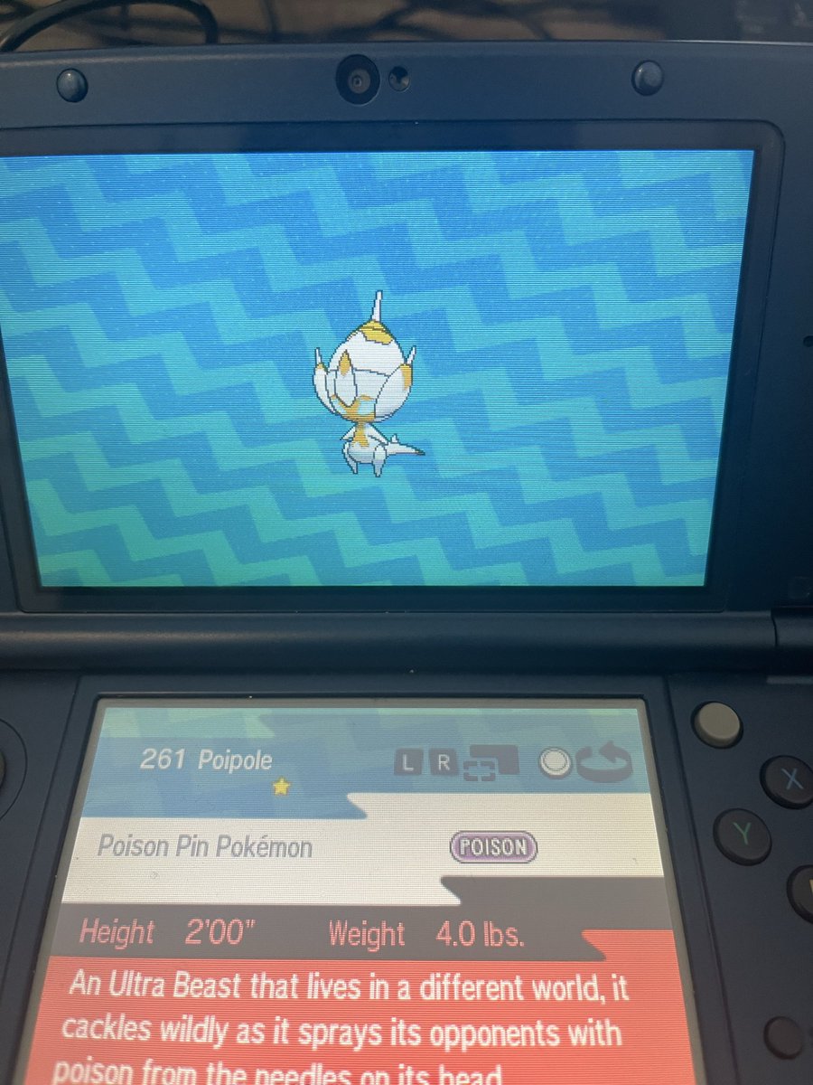 NotSaltySushi's tweet photo. Say hallo to another shiny. Love shiny poipole https://t.co/NMcDVNAqE1
