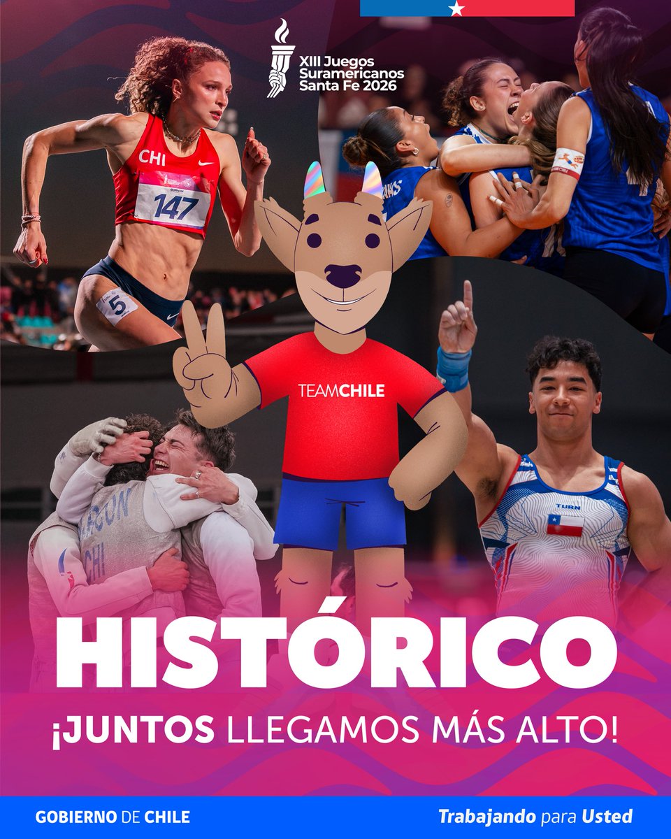 INDChileOficial's tweet photo. ¡UN CIERRE PARA ENMARCAR! ✨
Nos despedimos de Santa Fe 2026 con el corazón lleno y los registros reescritos: 49 oro 🥇, 58 plata 🥈y 68 bronce 🥉. 
Gracias por hacernos vibrar, abrazarnos y sentir más orgullo que nunca. Porque cuando competimos unidos, JUNTOS LLEGAMOS MÁS LEJOS. https://t.co/QWlAZzWhyV