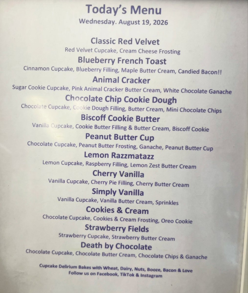 averytaylor5p1f's tweet photo. Today's menu: 8 a. m. –5 p. m. To reserve, text 704-497-0218. Delivery is available through Grubhub. https://t.co/C2NlQgXQZh