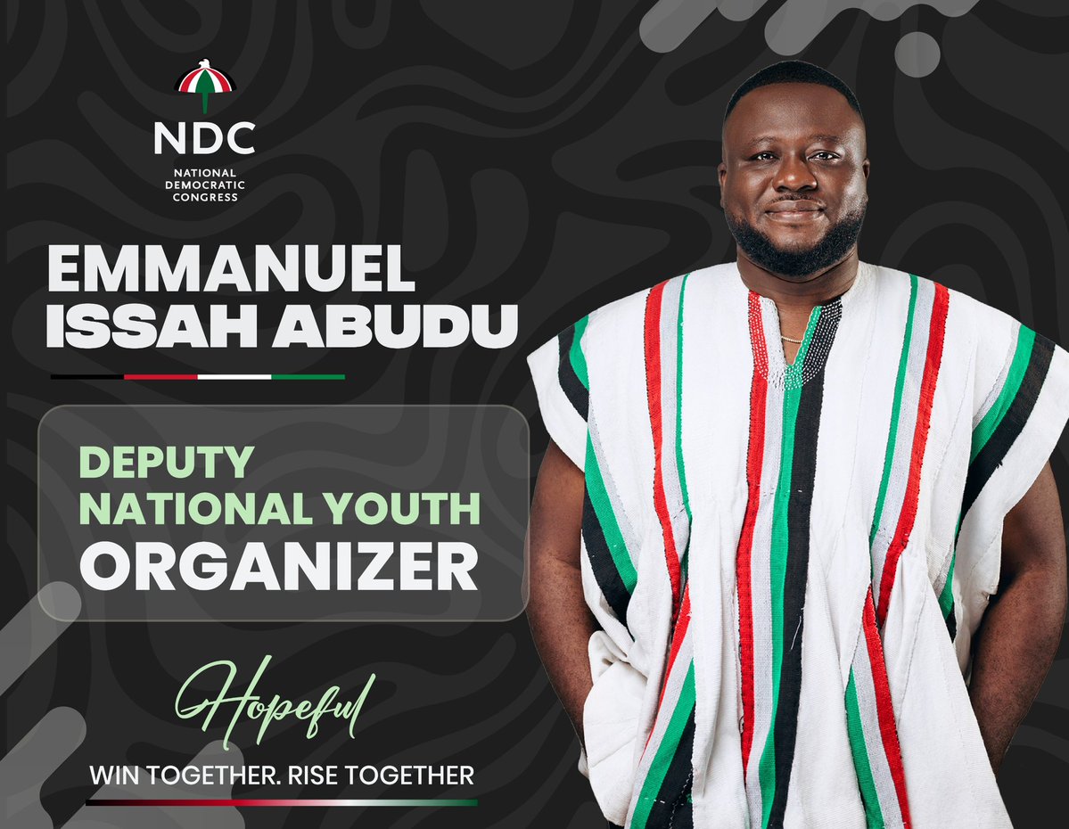 MrRocksonn's tweet photo. When Branch organisers help shape the plan, mobilisation grows stronger. He made that happen. Emmanuel Issah Abudu brings this method as the incoming Deputy National Youth Organizer.

#EmmanuelIssahAbudu #WinTogetherRiseTogether https://t.co/cwp5eaaFAP