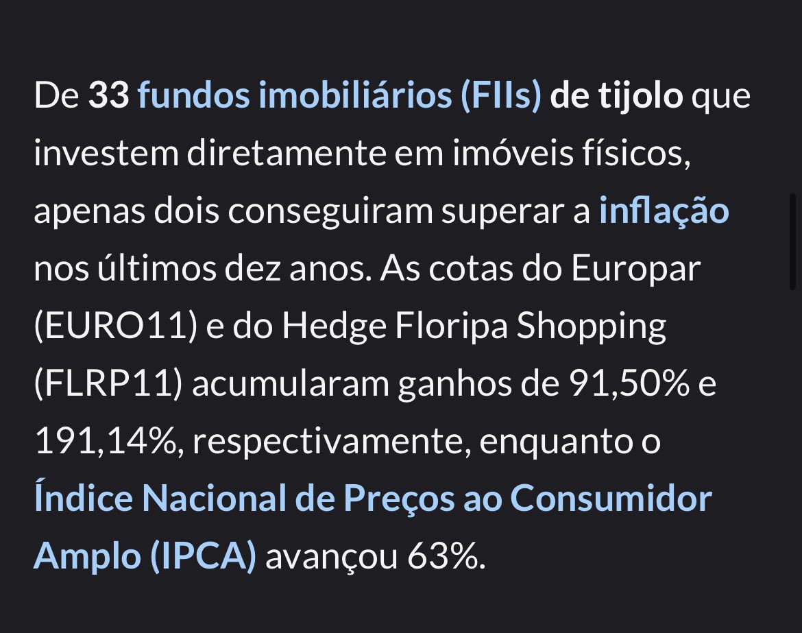 argon_invest's tweet photo. QUE DELÍCIA… 

O importante é o status de dizer que é dono de um pedaço de um imóvel.

E principalmente, sentir o rendimento entrando todo mês 😀