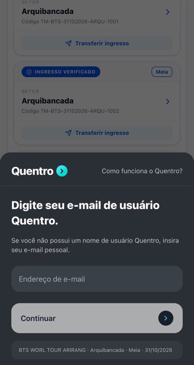 max_m1253's tweet photo. VENDO 2 INGRESSO SHOW BTS 31/10
São Paulo 

Obs : os ingressos estão na ticketmaster consigo transferir

Comprovo os ingressos e identidade

R$ 410,00

SETOR: arquibancada meia entrada dia 31

ingressos Arirang army https://t.co/2HFCGMFYtf