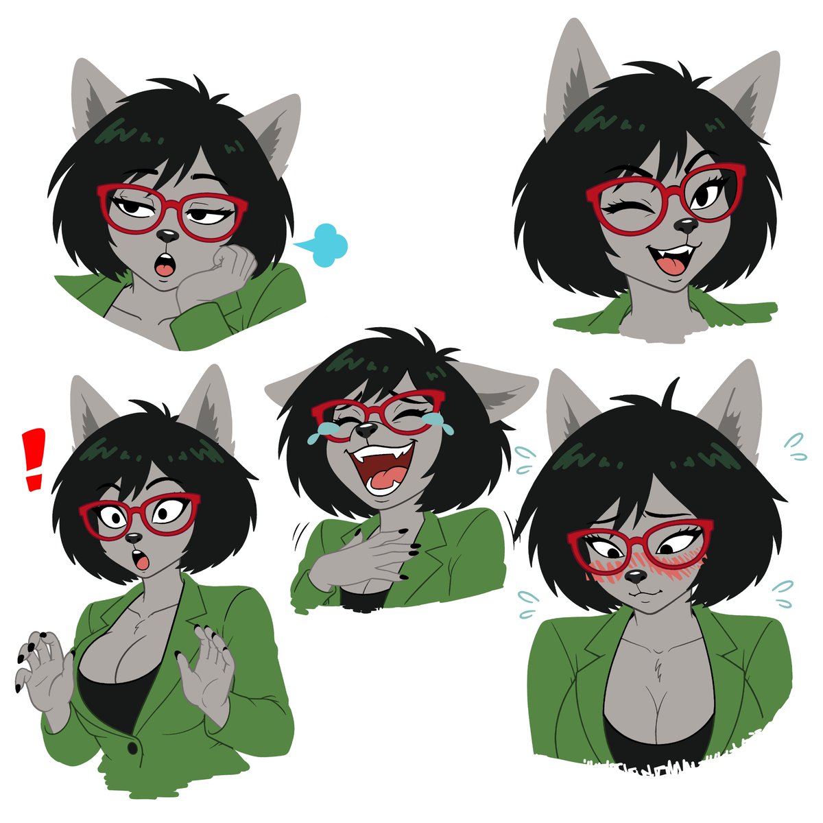 Daniel777839566's tweet photo. Ayrei
#FurryOC #AnthroWolf #WolfGirl #BusinessFurry #RedGlasses #GreenBlazer #OfficeLady #FurryArt #OriginalCharacter #comics
#DigitalCreation
#CharacterArt https://t.co/DDtLlLwoX7