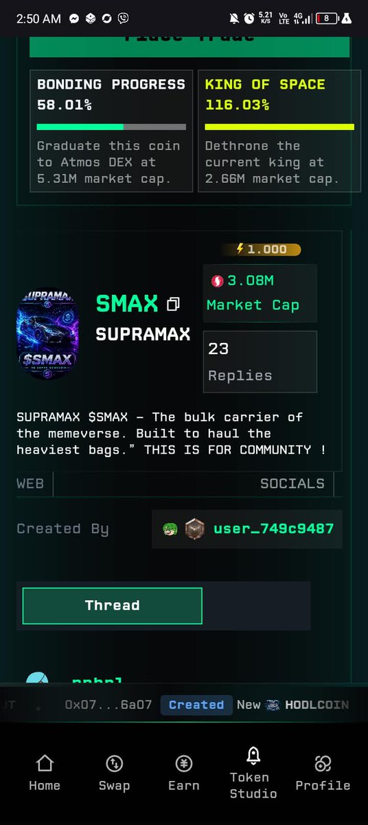 supramax000's tweet photo. Graduation soon 🔥🔥🔥 $SUPRA $SMAX https://t.co/6iBdrnCiMz
