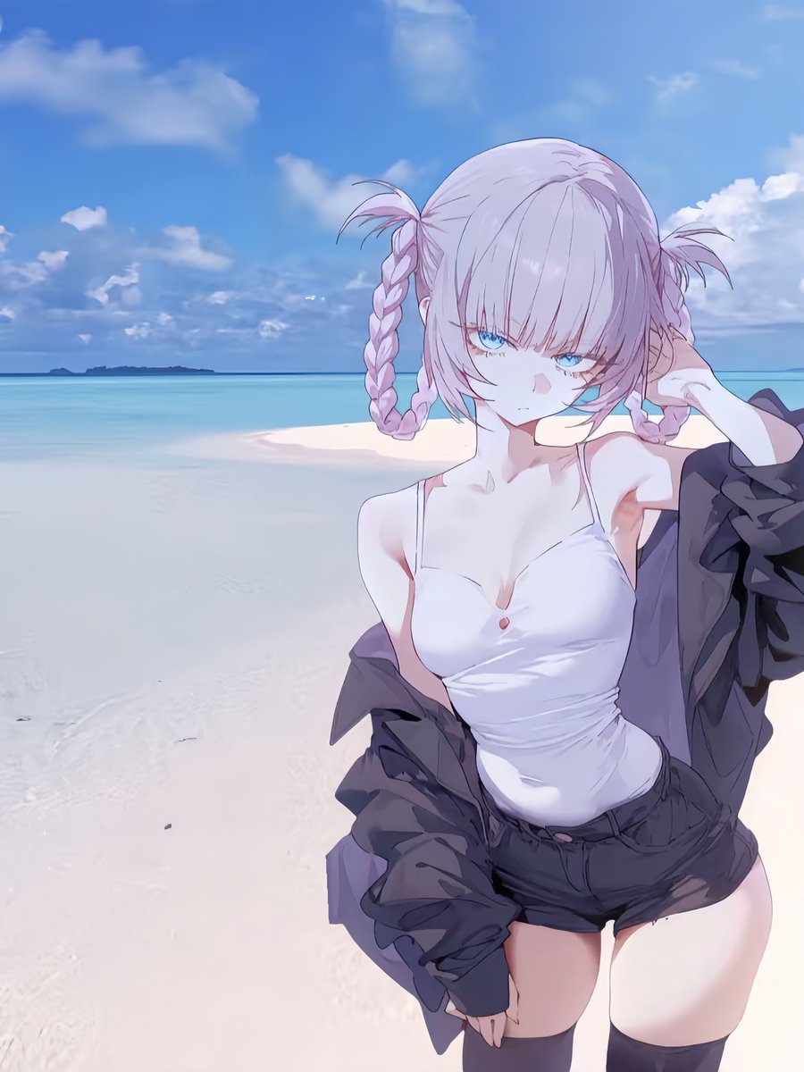 CausewayBoy233's tweet photo. A beach date with Nazuna—pure happiness😚
#Nazuna https://t.co/AVNqm7MrCS