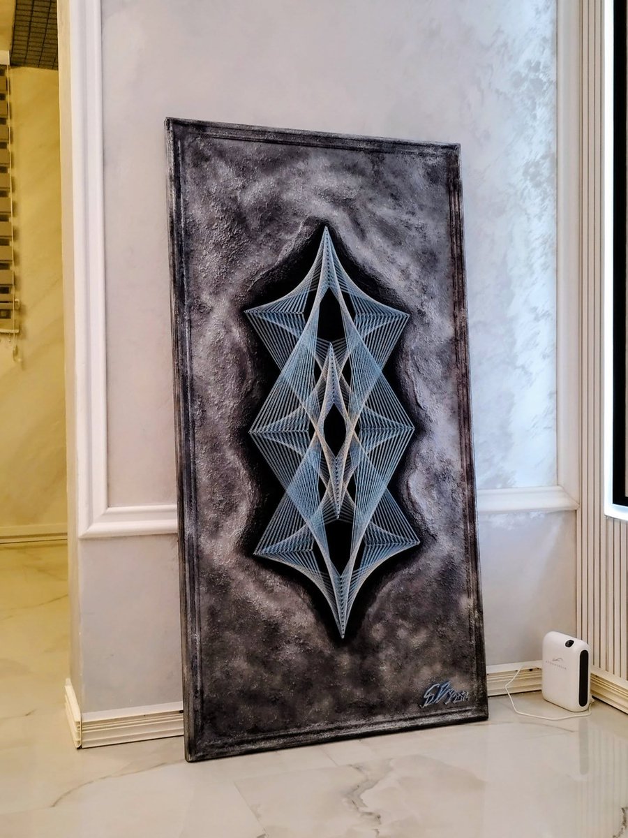 violetallenzv1f's tweet photo. Handmade string art celebrating geometry—the silent language of cosmic order. Every circle, triangle, and spiral reveals harmony, meaning, and beauty woven into the foundation of existence. https://t.co/fb5S81wrS3