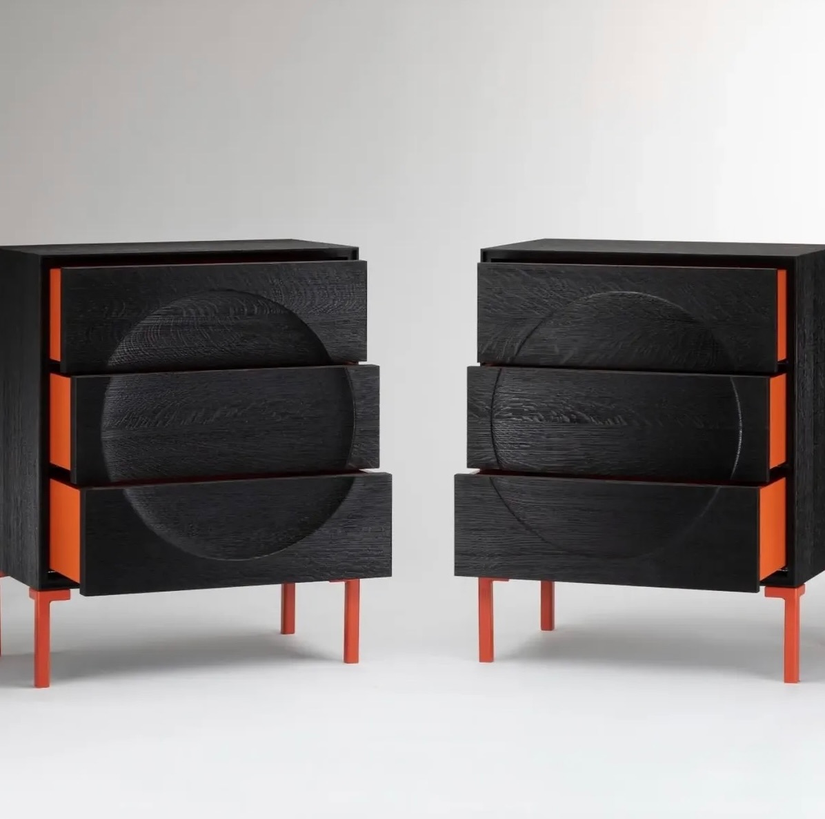 sofiahallfch0at's tweet photo. Luna e Sole — Where opposites meet. Black and orange, shadow and light, interior and exterior. Sculptural forms and unexpected proportions reveal a striking balance between what is seen and hidden. More than furniture: a dialogue between opposites. https://t.co/cYg8WoiDFi