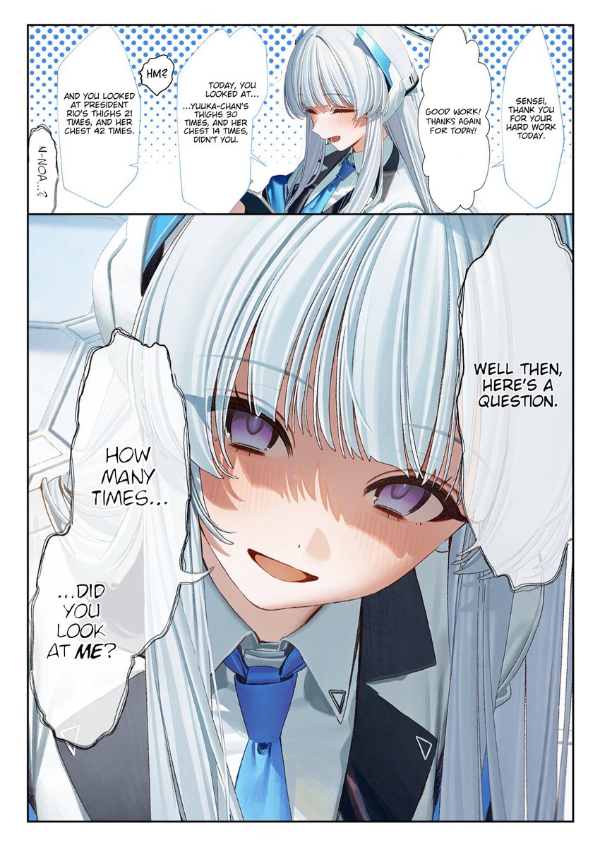 Modieglh's tweet photo. [EN version]
Artist comment: Jealous Noa

Original art by: @/Kohaku_99999_
🙂‍↕️ https://t.co/KQghV4YK1W