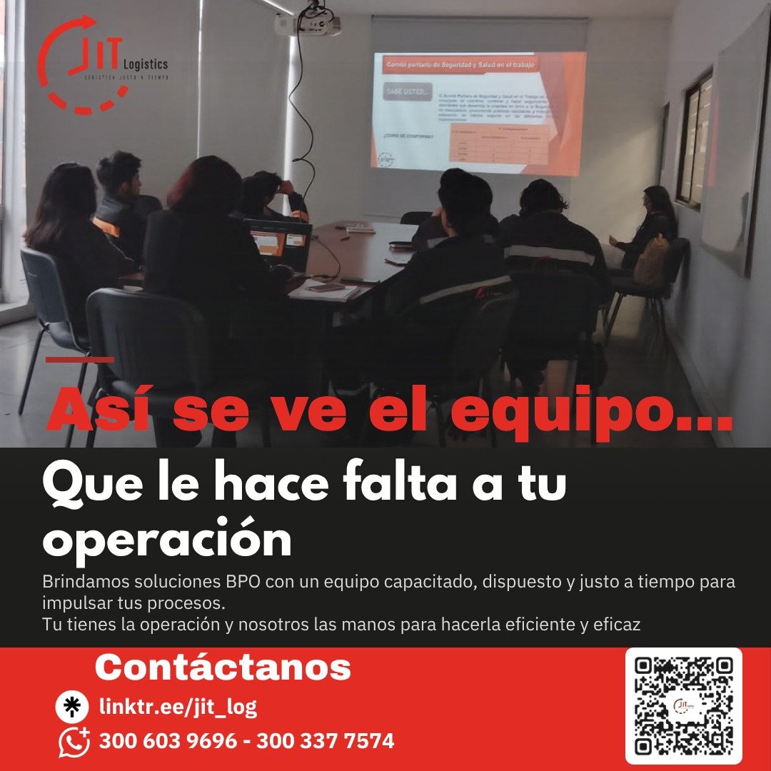 logistics_jit's tweet photo. Y tu logística... ¿Está suficientemente capacitada?🔍

Detrás de un cliente satisfecho, siempre hay una operación funcional con un equipo capacitado que la hace ideal.👷📨🫂

#Estar_Justo_A_Tiempo #JITLogistics #BPO https://t.co/dN6FNWcB0m