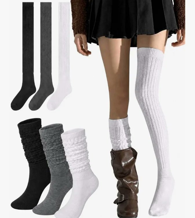 punker308's tweet photo. I just received Slouchy Thigh High socks from garydaniel_76 via Throne. Thanks! Now do it again https://t.co/tbmHUQbQEm https://t.co/97dgBV2tql