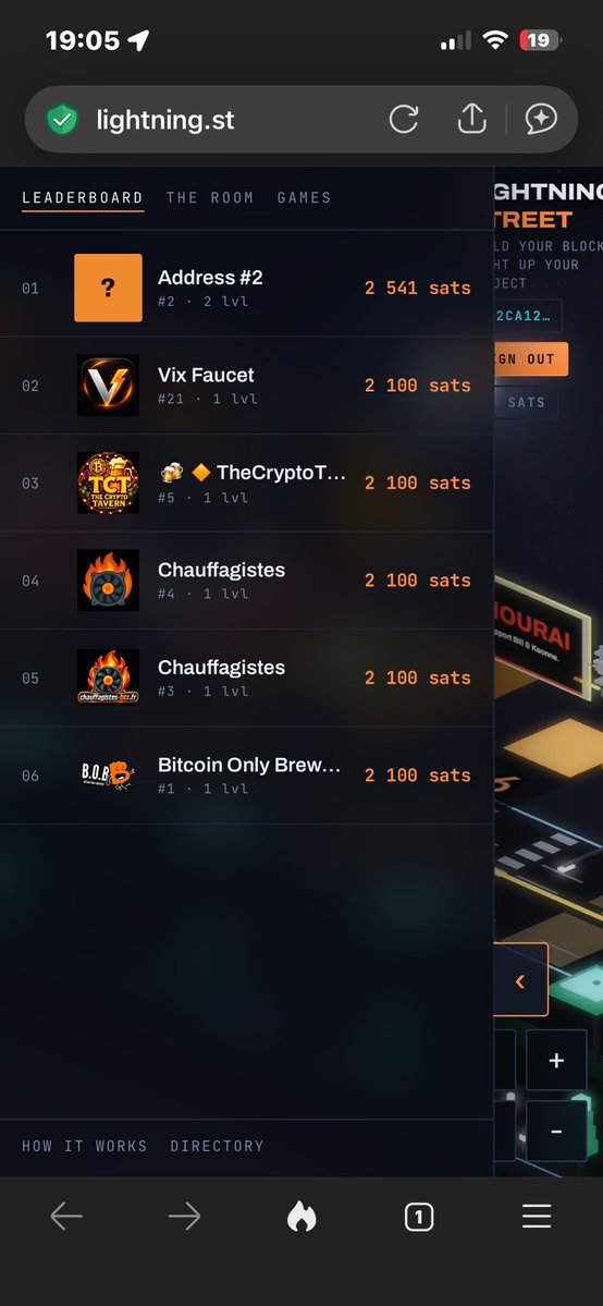 KykyOrangepill's tweet photo. Découvre Lightning Street ⚡
Une ville isométrique où chaque bâtiment est un panneau pub pour projets Bitcoin.
Réclame le tien pour 2 100 sats, pose ton logo… et gagne si on te rachète.
100 % payé en sats via Lightning.
https://t.co/TiDLIoUoUR

By @Drink_B0B 
#Bitcoin #lightning https://t.co/NYFU5jJsOW