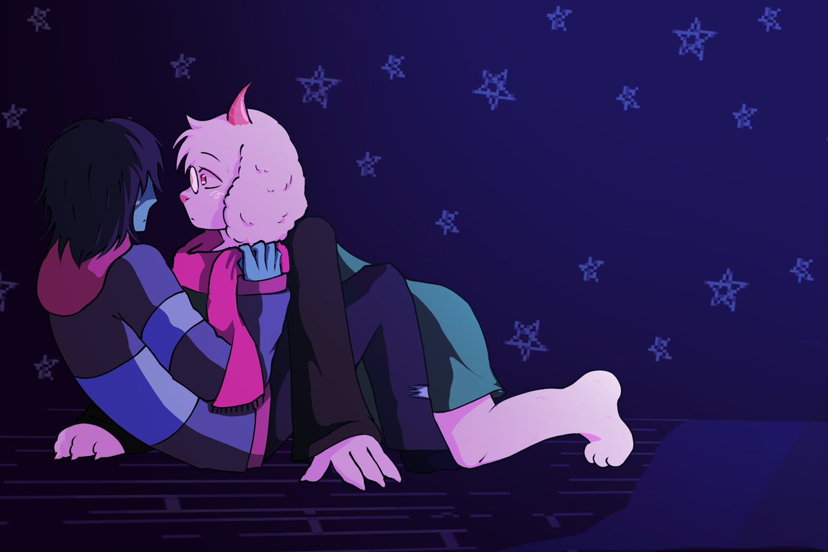 MaximusFisher_'s tweet photo. Ralsei was starting to wonder if Kris always looked this blue

#Deltarune #Kralsei https://t.co/dLzASxORi0