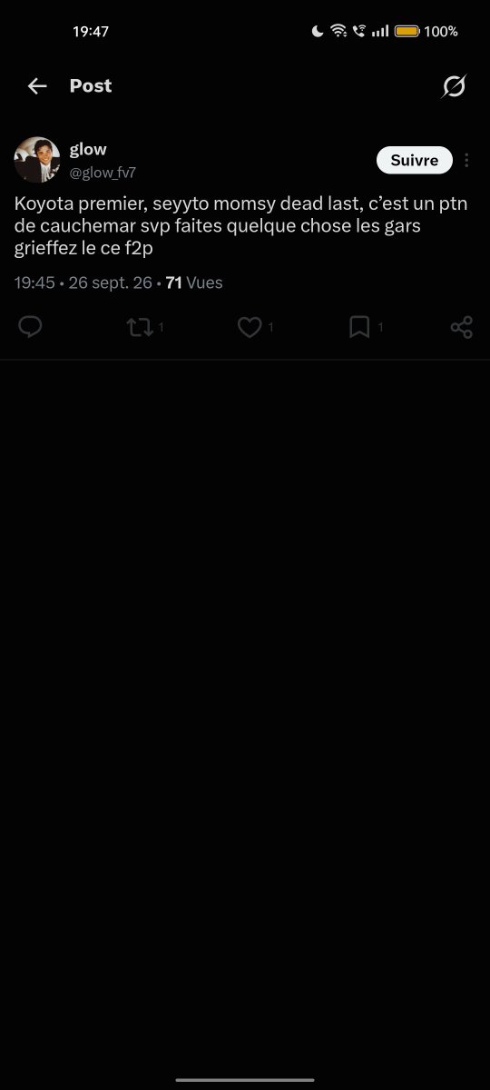 lsdraxv1's tweet photo. @Moyy76 @glow_fv7 @lyost_esport @MomsyFN Ahahahaha cette salope il m'a bloqué mais depuis taleur je le vois faire des tweet en critiquant koyota alors que c'est le mec le plus Gentil de la lan il a juste la haine ce fdp https://t.co/jMNvqOP1pJ