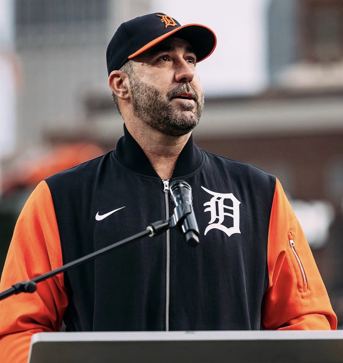 the_det_times's tweet photo. Justin Verlander in the final start of his legendary career:

5.1 IP, 5 H, 2 ER, 1 BB, 6 K

Thank you for everything, JV. https://t.co/fo7J8KWpQj