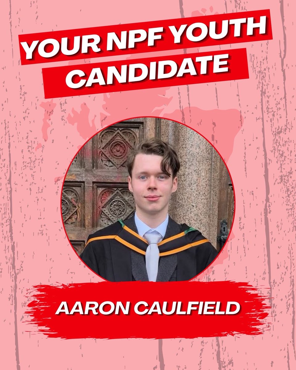 CfSPolicy's tweet photo. Meet the candidates: Aaron Caulfield

Aaron Caulfield is Dumbarton CLP’s Youth Officer. Possessing a keen eye for complex policy documents with a high attention to detail, his skills would be invaluable if elected to the NPF. [1/2] https://t.co/i1mUQo3VcS