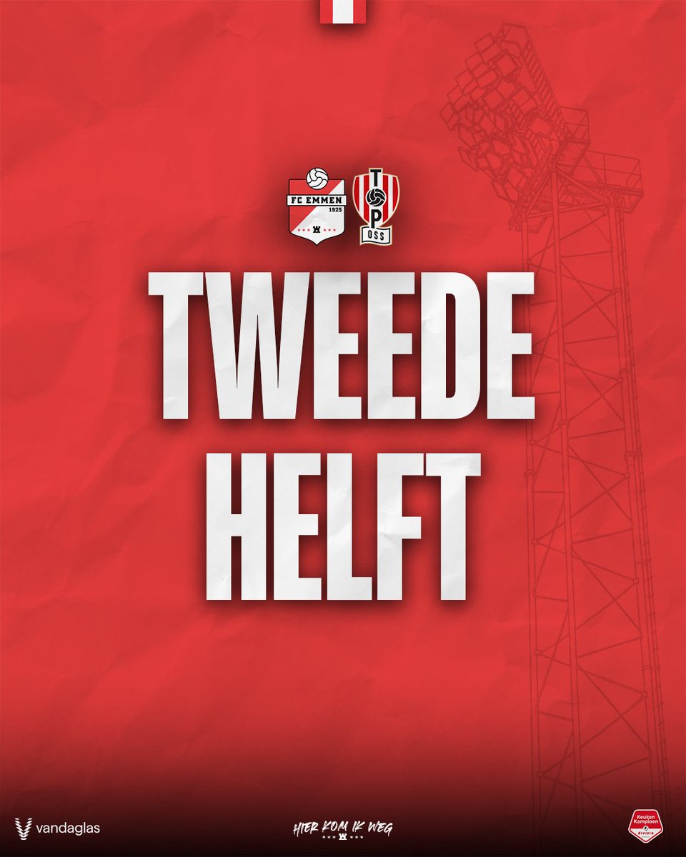 FC_Emmen's tweet photo. 46. Daar gaan we voor de tweede helft!
#EMMoss | 1-0 https://t.co/YO3Wfh9URh