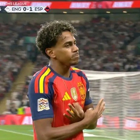 LukongMoses4's tweet photo. Spain is leading. Yamal with the goal https://t.co/PsUZGxwX7e