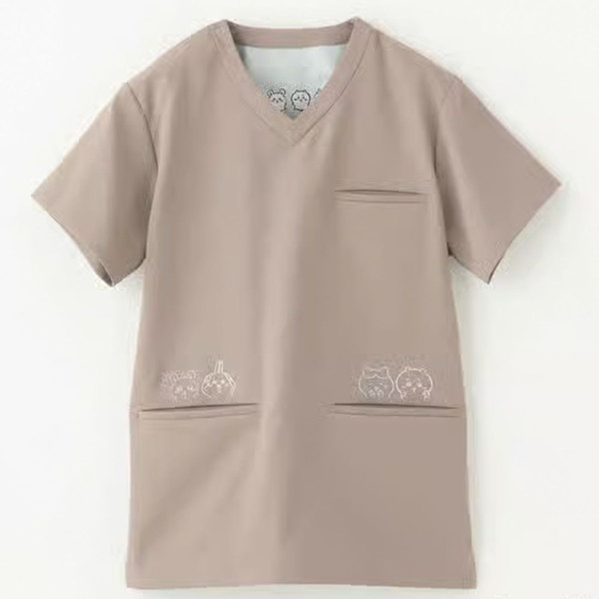 Dexerto's tweet photo. Popular Japanese character Chiikawa is getting a medical scrubs collection for doctors and nurses in Japan https://t.co/UMz9DWCkmy