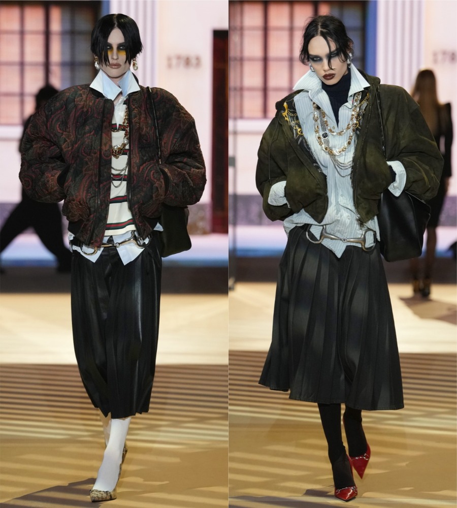 fashionpressnet's tweet photo. グッチ(GUCCI) 2027年春夏 ウィメンズ&amp;メンズコレクション - https://t.co/QX1PSMvkrN https://t.co/pGTbnHwbbm