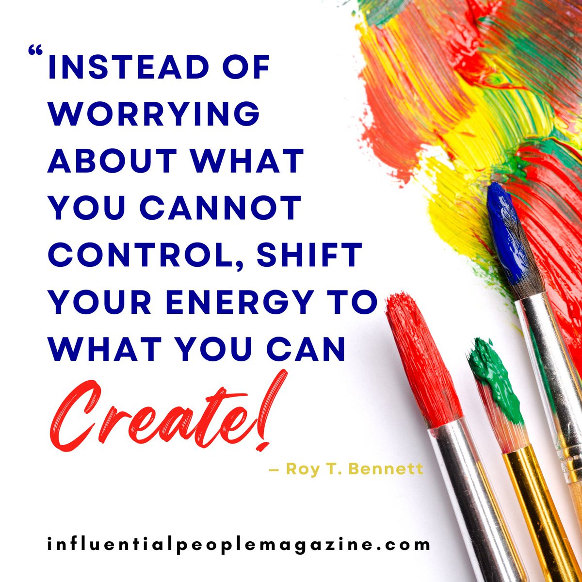 InfluentialPeo1's tweet photo. #instead #worryingaboutwhatyoucannotcontrol #cannotcontrol #shiftyourenergy #control #shift #energy #create #influentialpeople #influentialpeoplemagazine #quoteoftheday #checkitout #inspire
https://t.co/2JScSmG8qf https://t.co/BGUfofmj2j