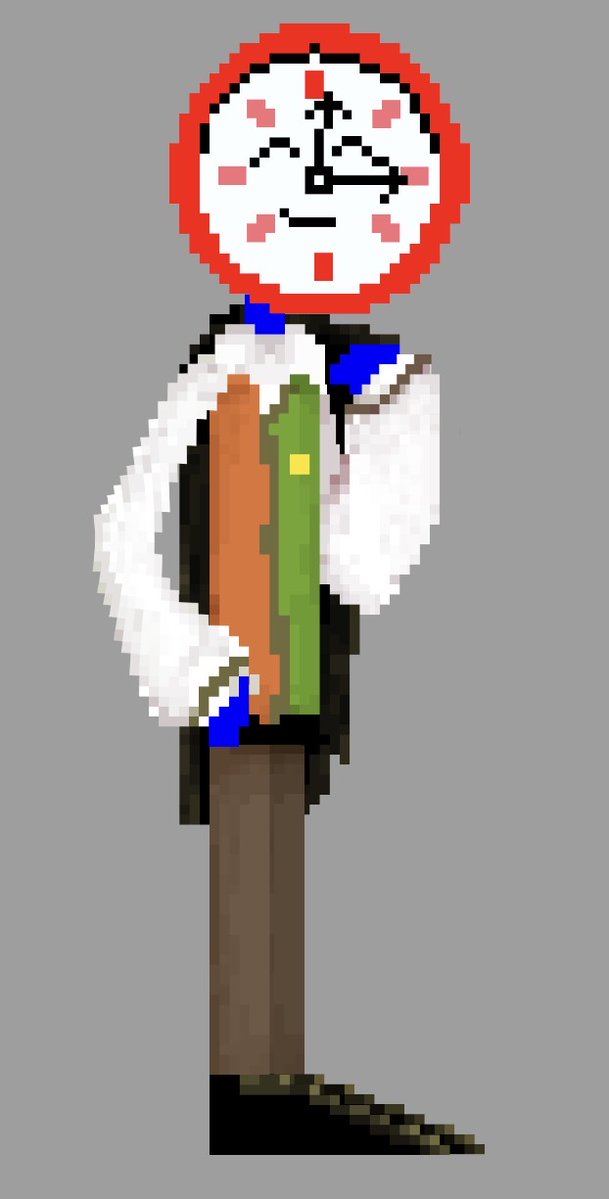 Airyisaweird0's tweet photo. “Hey there little guy! Clockery!” https://t.co/cMANMzvCrW
