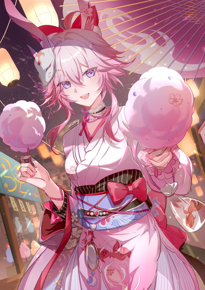 celtreny's tweet photo. Such lovely skin, I gotta draw a natsumatsuri themed art 
#Evanescia #绯樱 #緋櫻 #hsrcreators #hsrspecialprogram #HSRfanart #honkaistarrail https://t.co/ICVU12V7hw