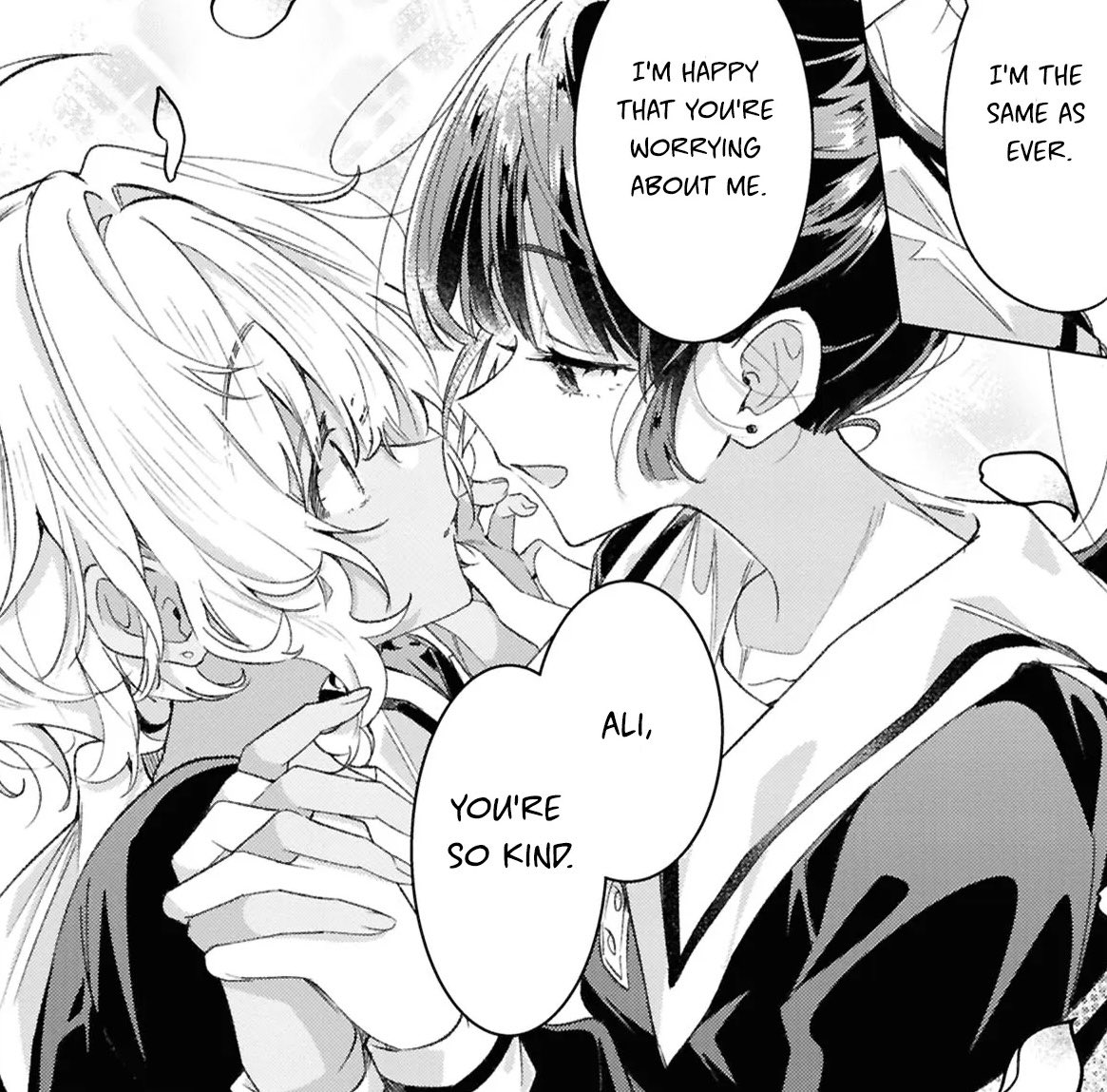 SoulMagicYS's tweet photo. Yep, I’m still craving more wholesome Ali x Seiran content to cope with the angsty ending our lesbians got…👩‍❤️‍👩👩‍❤️‍💋‍👩😭🤧🥹 https://t.co/Vep14E3iqc