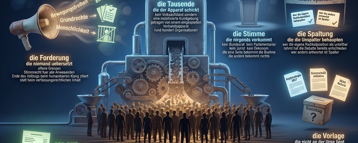 Die Tausenden, die der Apparat schickt