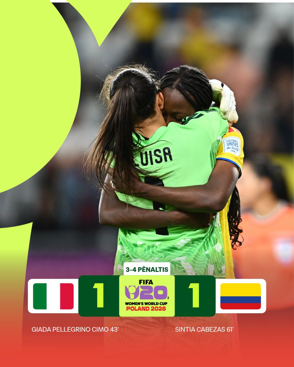 fifaworldcup_pt's tweet photo. Muita emoção e vitória colombiana na Final de Bronze! 🇨🇴

#U20WWC https://t.co/WhxSOaX2IG
