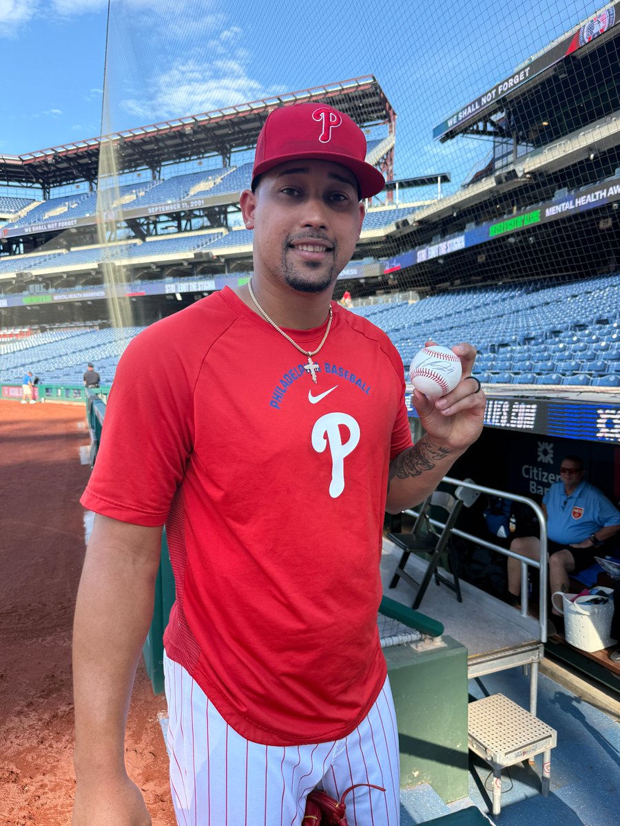 Phillies's tweet photo. Getting our Fan Appreciation Day giveaways started a day early...

REPOST and include #2026PhilsFanSweepstakes for a chance to win an autographed baseball from Jhoan Duran! https://t.co/109l13lgpZ