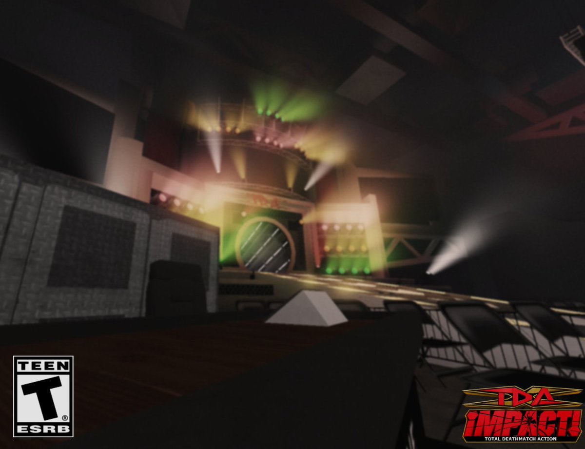 TDAONRBLX1's tweet photo. HERE IS A SNEAK PEAK AT THE TDA IMPACT ARENA!!

SOMETHING YOU'LL BE SEEING IN LESS THEN A WEEK 🎃 https://t.co/8N18xp4prV