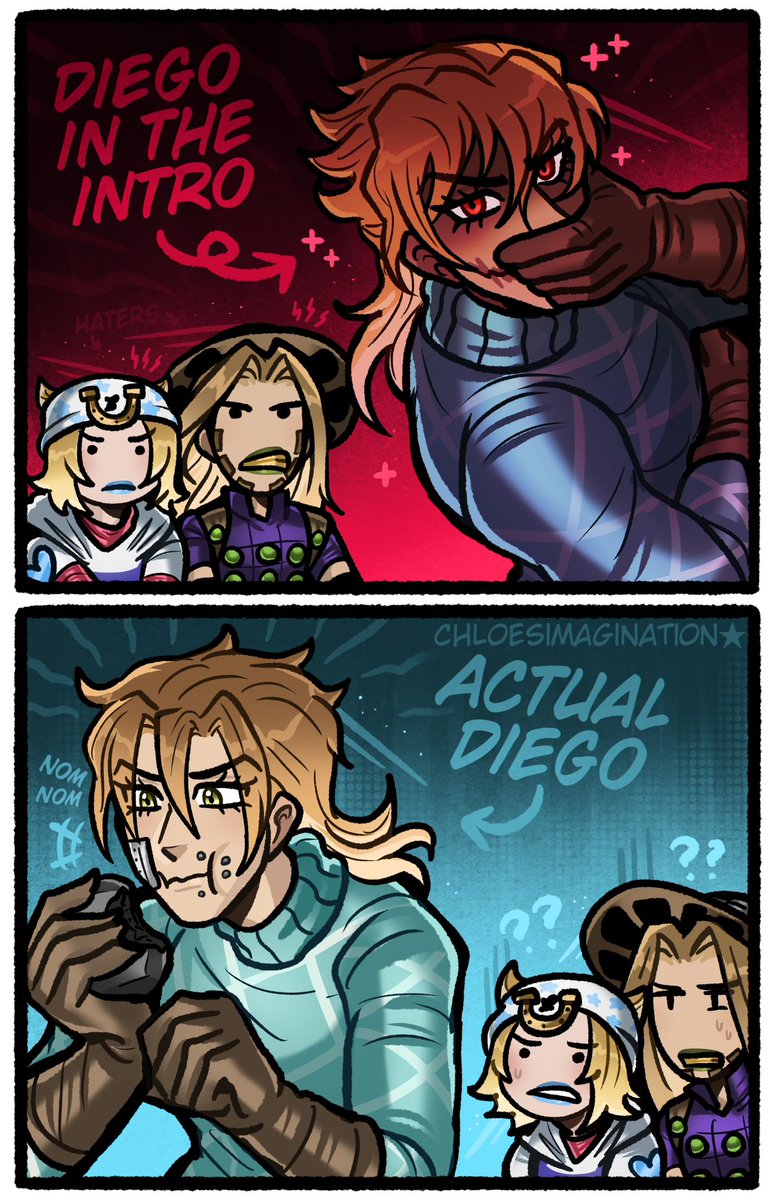 ChloeImagine's tweet photo. Diego aura farming in the SBR intro is funny.. https://t.co/RjpuOGh1xE