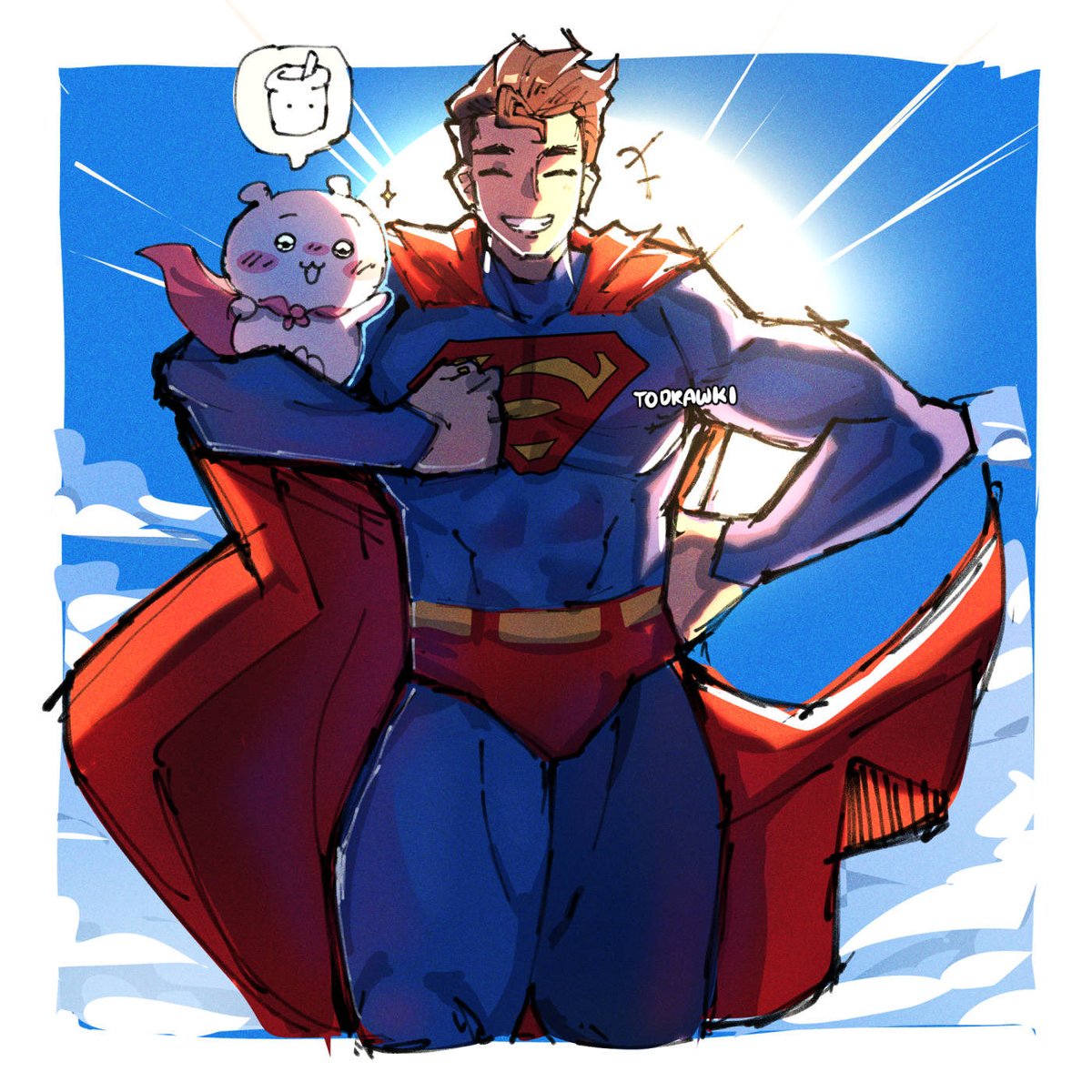 todrawki's tweet photo. superman and chiikawa (2/3)
#superman #chiikawa https://t.co/t8HvpiukK9