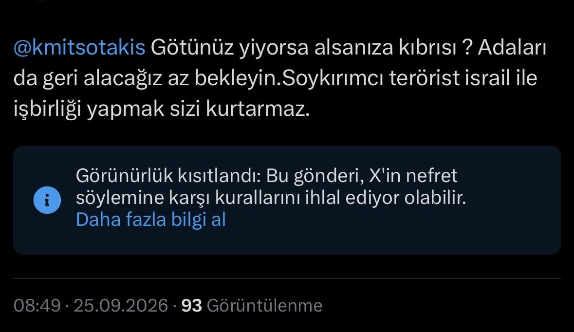 isaerdur's tweet photo. Oç @X, Nefretin kralını yapan on binlerde çocuk on binlerde insan öldüren terörist israil örgütünü ön plana çıkarıyorsunda bizim iki kelime sövmemiz mi rahatsız etti? https://t.co/ZeMaYKWjfO