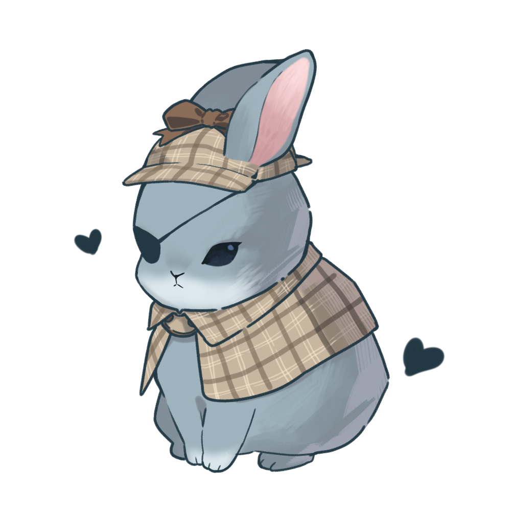 MITSUBA_ART_'s tweet photo. lovely~!🐰💙 https://t.co/LBv1xpKGCd